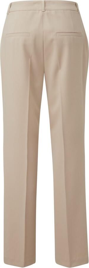 S.Oliver BLACK LABEL Regular fit stoffen broek met viscose in piquékwaliteit - Foto 2