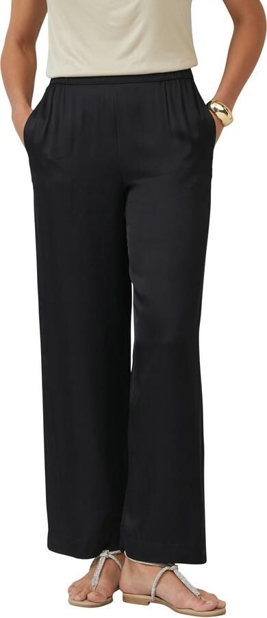 S.Oliver BLACK LABEL Stoffen broek Zomerbroek met elastische band - Foto 7