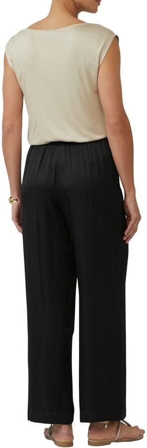 S.Oliver BLACK LABEL Stoffen broek Zomerbroek met elastische band - Foto 6