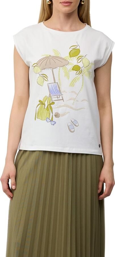 S.Oliver BLACK LABEL T-shirt met motiefprint - Foto 4