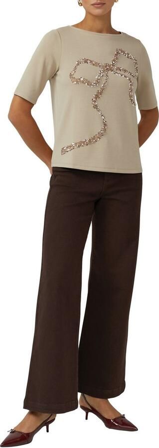 S.Oliver BLACK LABEL Relaxed fit T-shirt van viscosemix - Foto 2