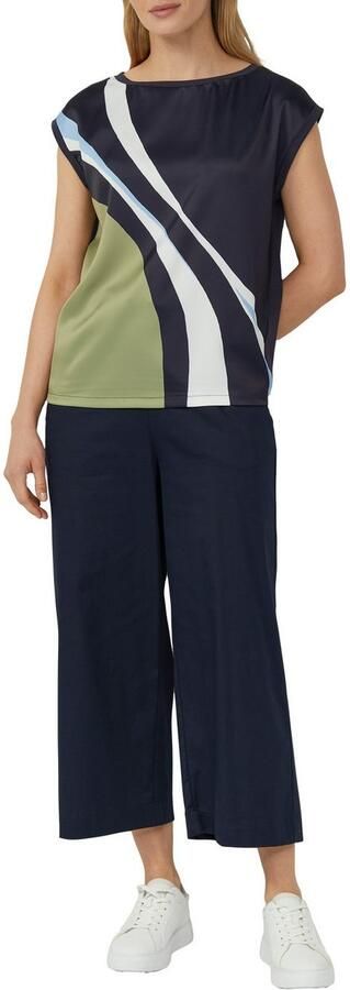 S.Oliver BLACK LABEL Comfort fit blousetop van katoenmix - Foto 2