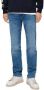 S.Oliver BLACK LABEL Slim fit jeans met contrastnaden model 'NELIO' - Thumbnail 2