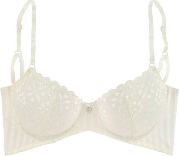 S.Oliver RED LABEL Beachwear Beugel-bh AMELIE van gebloemde kant dessous