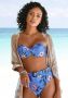 S.Oliver RED LABEL Beachwear Beugelbikinitop in bandeaumodel Maya met gebloemd design en wikkel-look - Thumbnail 2