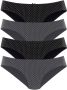 S.Oliver RED LABEL Beachwear Bikinibroekje van elastisch katoen (set 4 stuks) - Thumbnail 1