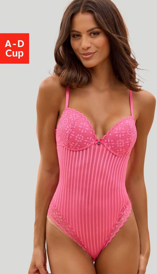 S.Oliver RED LABEL Beachwear Body AMELIE in modieuze streep-look sexy dessous