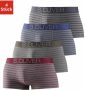 S.Oliver RED LABEL Beachwear Boxershort in hipstermodel met contrastkleurige weefband (set 4 stuks) - Thumbnail 1