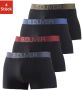 S.Oliver RED LABEL Beachwear Boxershort met contrastkleurige weefband (set 4 stuks) - Thumbnail 1