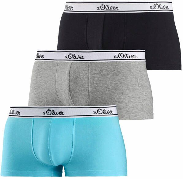 S.Oliver RED LABEL Beachwear Boxershort mooie retrohipster (set 3 stuks)