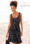 S.Oliver RED LABEL Beachwear Gedessineerde jurk met sierband op de rug korte zomerjurk met all-over print strandjurk - Thumbnail 1