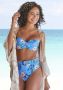 S.Oliver RED LABEL Beachwear Highwaist-bikinibroekje Maya met een afneembare riem en gesp in hoorn-look - Thumbnail 1