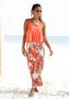 S.Oliver RED LABEL Beachwear Maxi-jurk gelaagde look bloemenprint zomerjurk strandjurk - Thumbnail 1