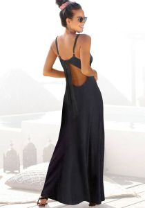 S.Oliver RED LABEL Beachwear Maxi-jurk met lage ruglijn