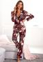 S.Oliver RED LABEL Beachwear Pyjama in klassiek model met bloemmotief (2-delig 1 stuk) - Thumbnail 1