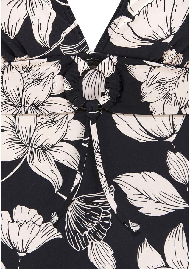 S.Oliver RED LABEL Beachwear Badpak Lady met een bloemmotief