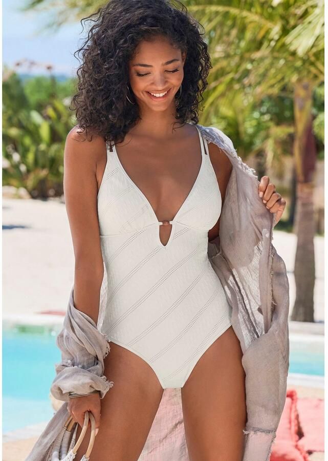 S.Oliver RED LABEL Beachwear Badpak Naila met structuur