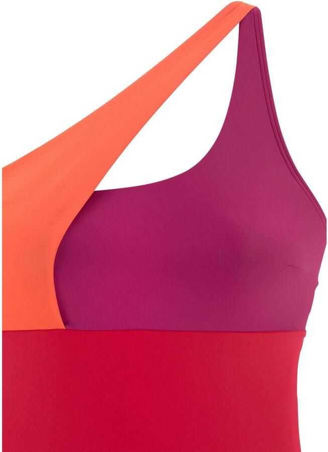 S.Oliver RED LABEL Beachwear Badpak Yella in modieuze one-shoulder vorm