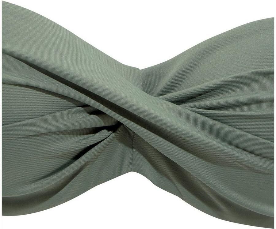 S.Oliver RED LABEL Beachwear Bandeau-bikinitop Spain in effen kleuren met wikkel-look - Foto 2