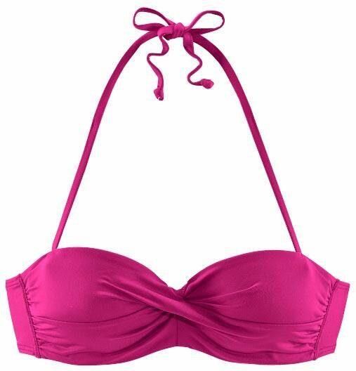 S.Oliver RED LABEL Beachwear Bandeau-bikinitop Spain in effen kleuren met wikkel-look - Foto 7