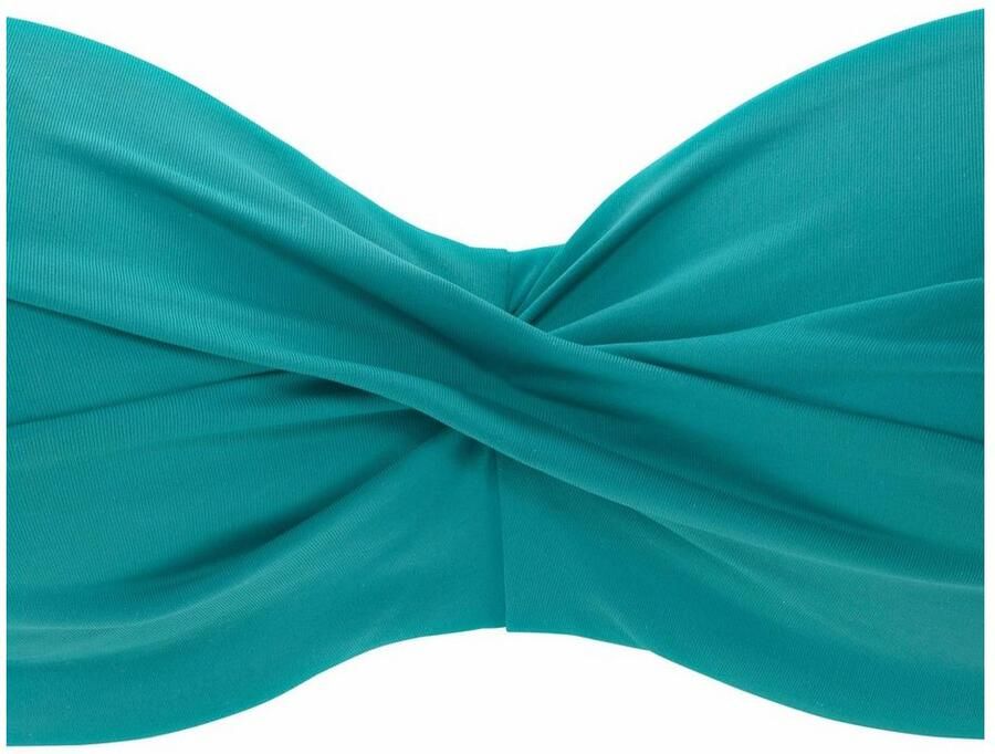 S.Oliver RED LABEL Beachwear Bandeau-bikinitop Spain in effen kleuren met wikkel-look - Foto 3