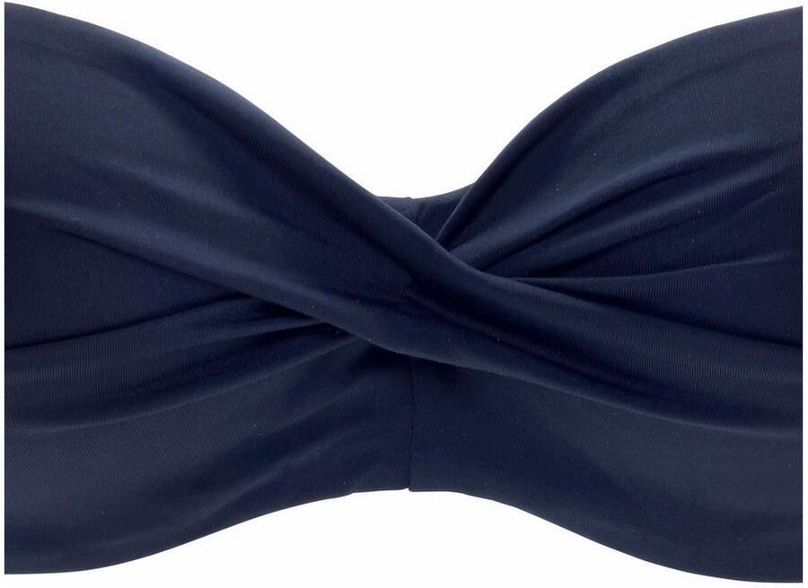 S.Oliver RED LABEL Beachwear Bandeau-bikinitop Spain in effen kleuren met wikkel-look - Foto 2