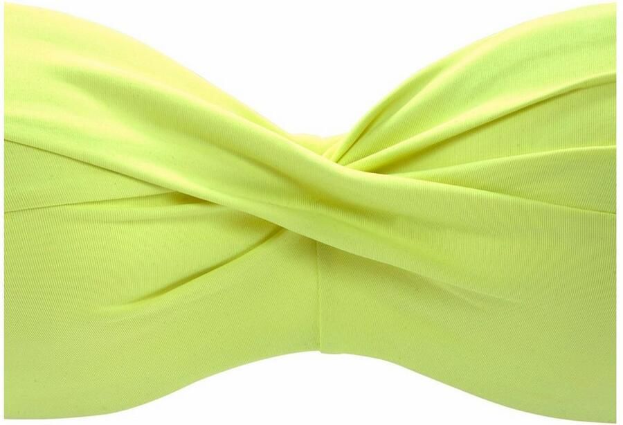 S.Oliver RED LABEL Beachwear Bandeau-bikinitop Spain in effen kleuren met wikkel-look - Foto 2