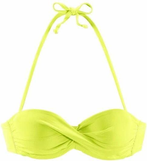 S.Oliver RED LABEL Beachwear Bandeau-bikinitop Spain in effen kleuren met wikkel-look - Foto 3