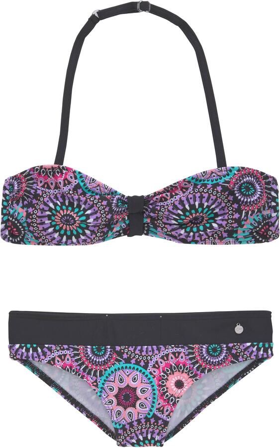 S.Oliver RED LABEL Beachwear Bandeaubikini met coole print - Foto 4