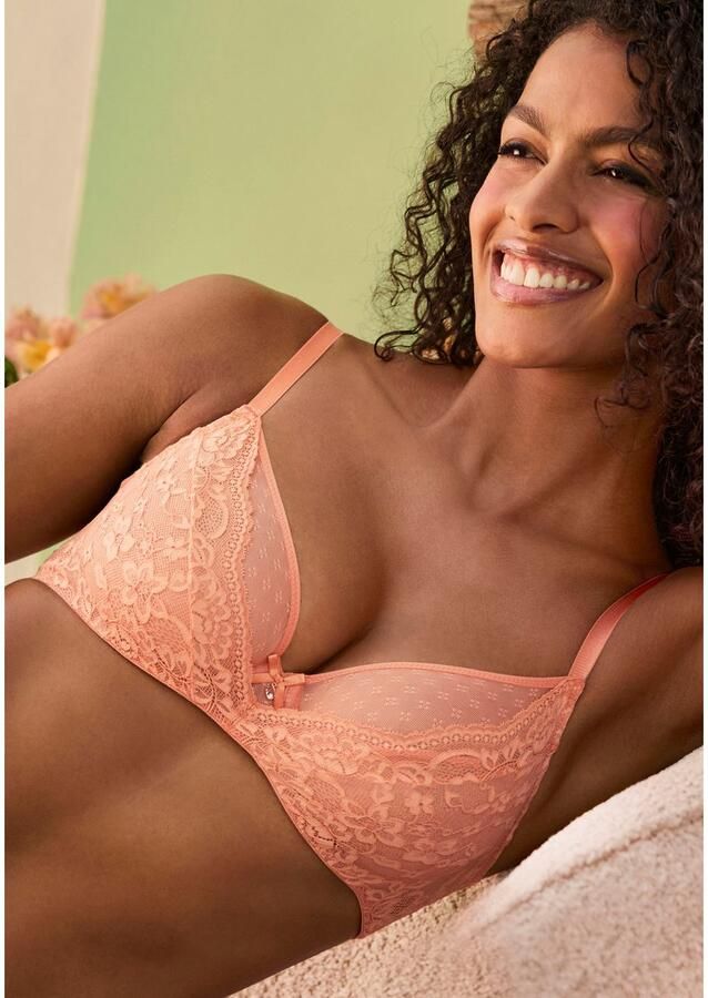 S.Oliver RED LABEL Beachwear Beugel-bh Livie van delicate jacquardkant en fijn mesh sexy lingerie - Foto 2