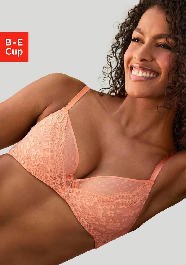 S.Oliver RED LABEL Beachwear Beugel-bh Livie van delicate jacquardkant en fijn mesh sexy lingerie - Foto 4