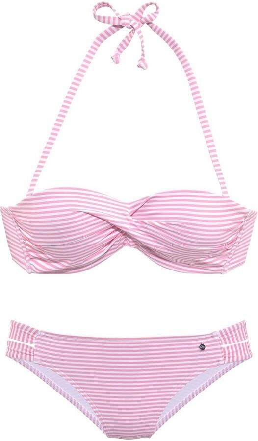 S.Oliver RED LABEL Beachwear Beugelbikini in bandeaumodel in gedraaide look - Foto 3