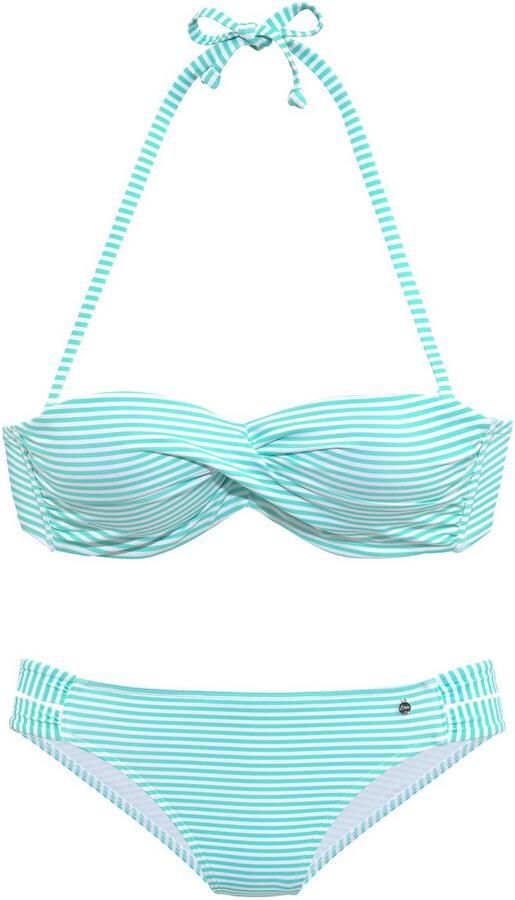 S.Oliver RED LABEL Beachwear Beugelbikini in bandeaumodel in gedraaide look - Foto 4