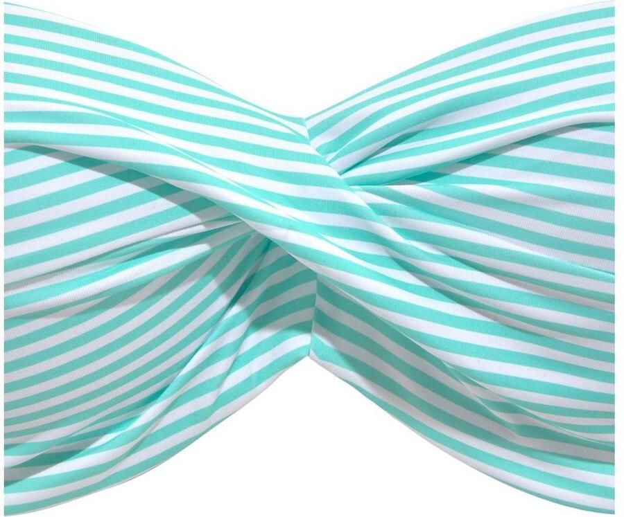 S.Oliver RED LABEL Beachwear Beugelbikini in bandeaumodel in gedraaide look