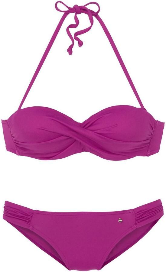 S.Oliver RED LABEL Beachwear Beugelbikini in bandeaumodel met ruches - Foto 3