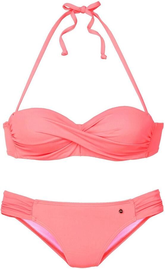 S.Oliver RED LABEL Beachwear Beugelbikini in bandeaumodel met ruches - Foto 3