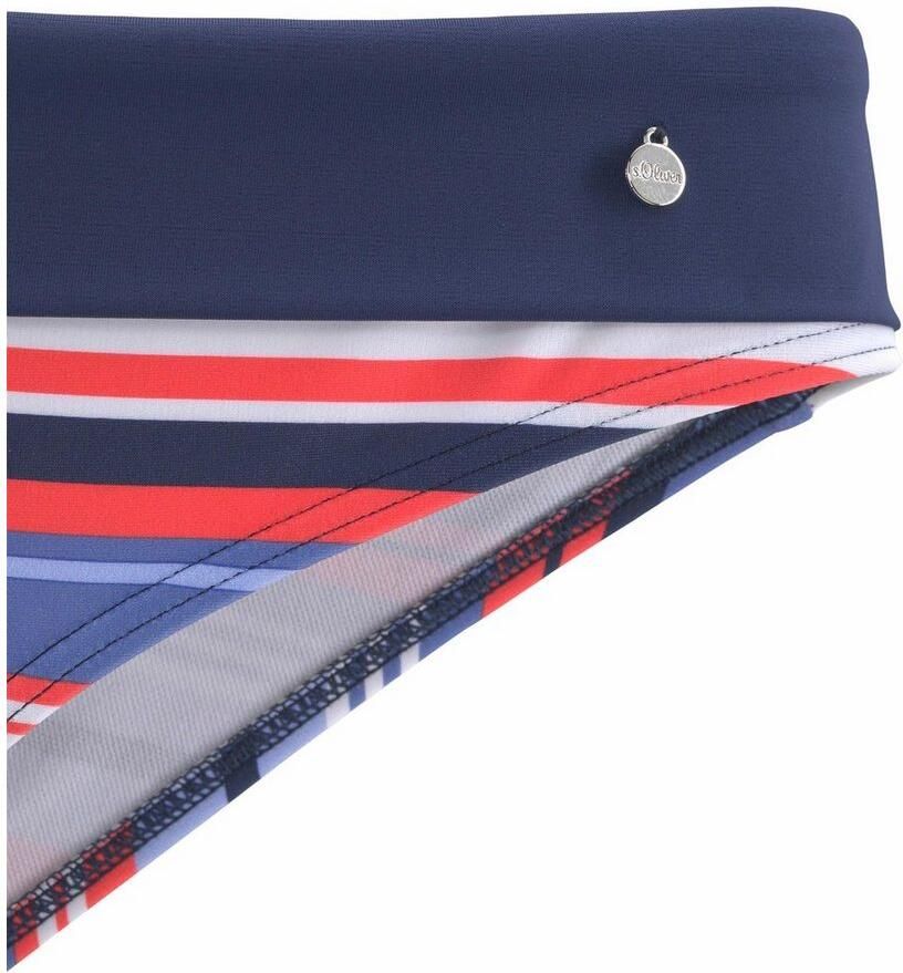 S.Oliver RED LABEL Beachwear Beugelbikini met maritieme strepen