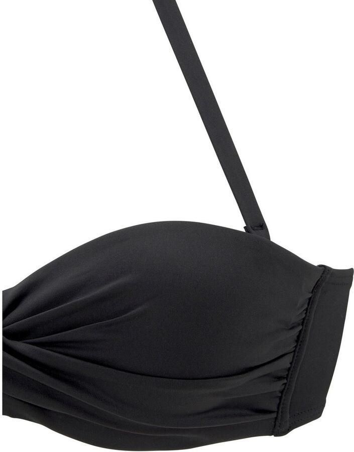 S.Oliver RED LABEL Beachwear Beugelbikinitop in bandeaumodel Rome in wikkellook