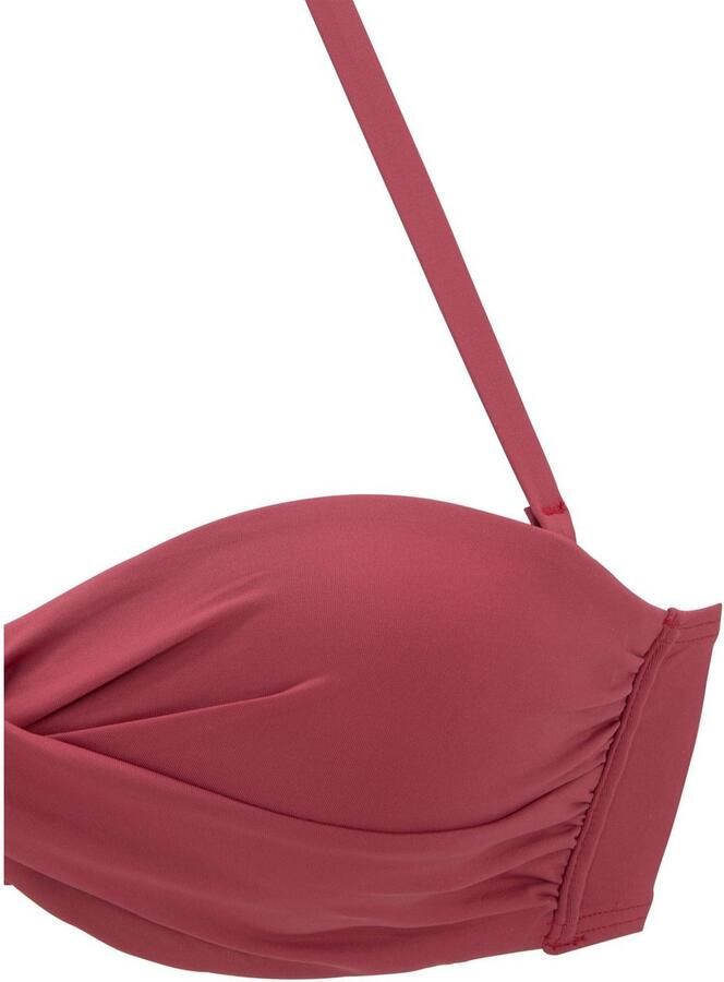 S.Oliver RED LABEL Beachwear Beugelbikinitop in bandeaumodel Rome in wikkellook - Foto 2