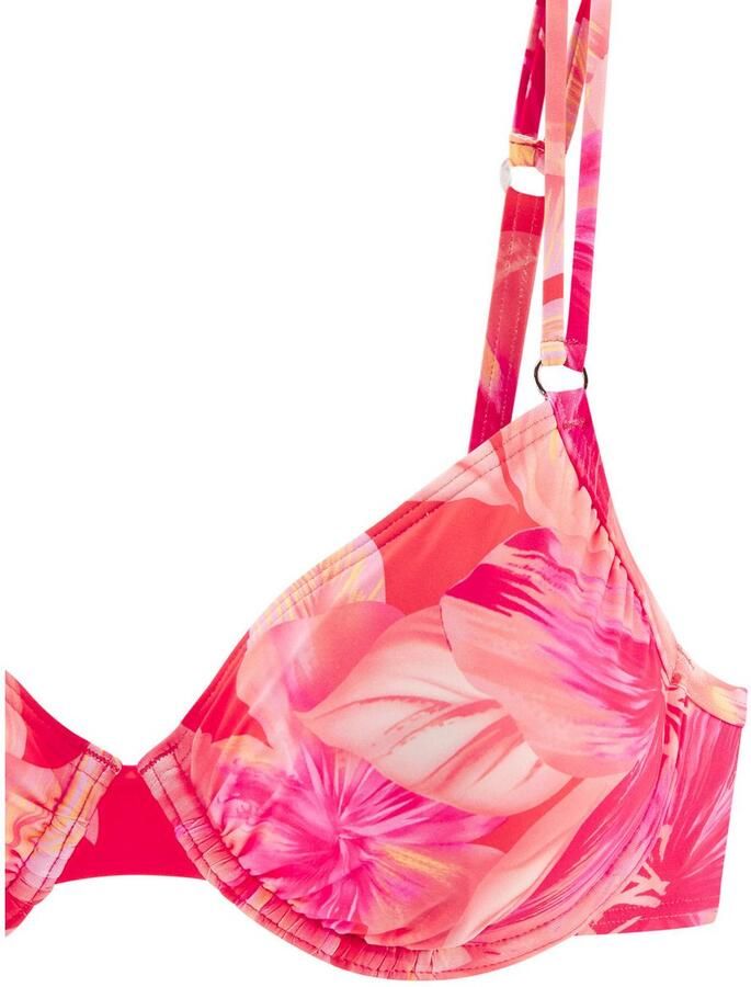 S.Oliver RED LABEL Beachwear Beugelbikinitop JAYCE met goudkleurige sierringen