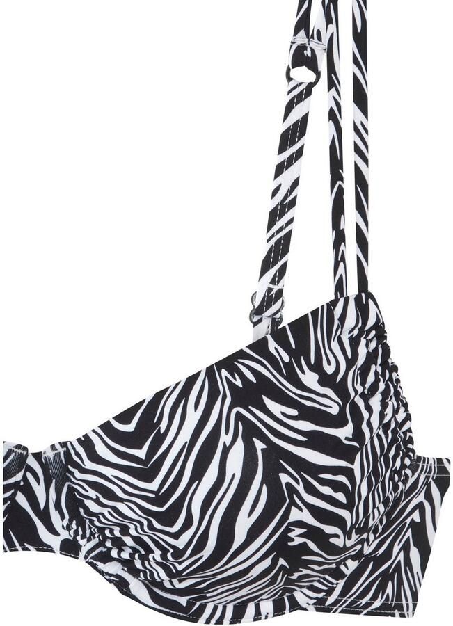 S.Oliver RED LABEL Beachwear Beugelbikinitop Kanto in animaldesign