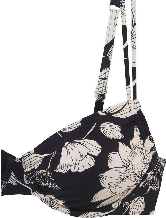 S.Oliver RED LABEL Beachwear Beugelbikinitop Lady met een bloemmotief - Foto 4