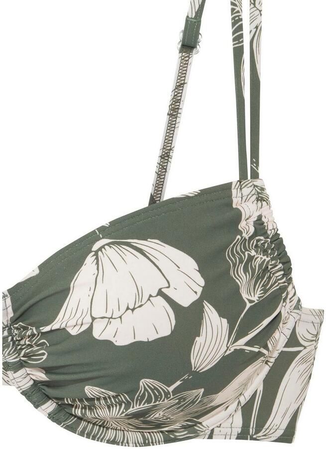 S.Oliver RED LABEL Beachwear Beugelbikinitop Lady met een bloemmotief - Foto 4