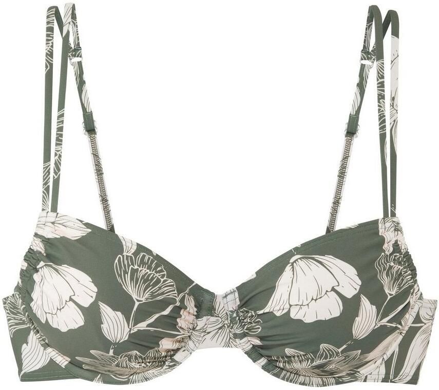 S.Oliver RED LABEL Beachwear Beugelbikinitop Lady met een bloemmotief