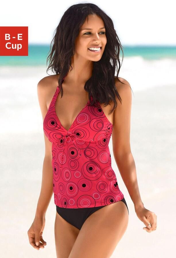 S.Oliver RED LABEL Beachwear Beugeltankini met mooi printdesign