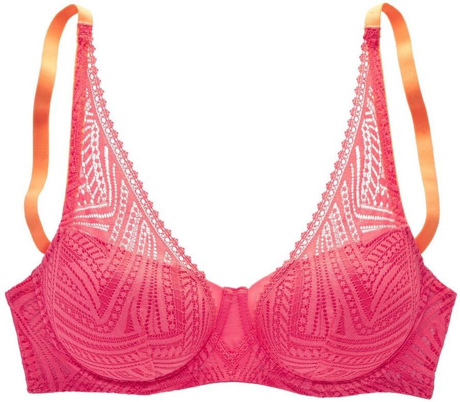 S.Oliver RED LABEL Beachwear Bh met steuncups Cle ce met modieus kant in high-apex vorm lingerie - Foto 5
