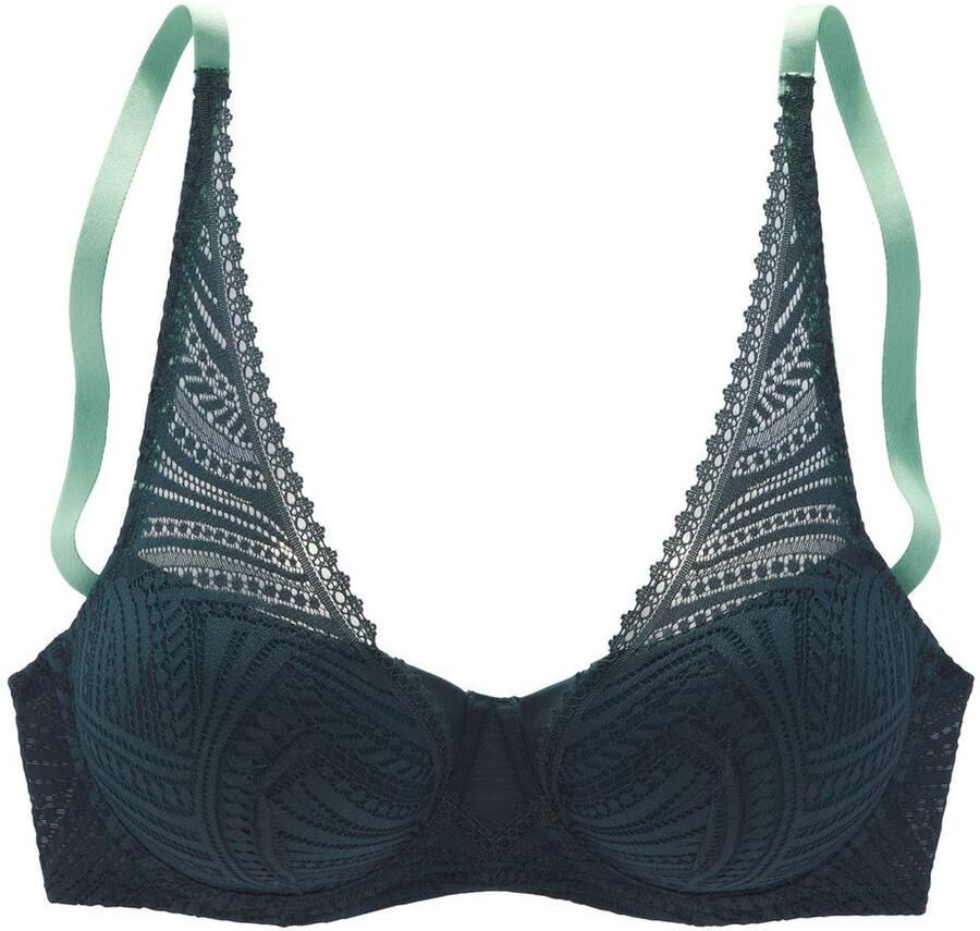 S.Oliver RED LABEL Beachwear Bh met steuncups Cle ce met modieus kant in high-apex vorm lingerie - Foto 3