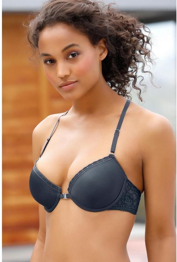 S.Oliver RED LABEL Beachwear Bh met steuncups Lisette met voorsluiting en mooie kanten achterkant dessous - Foto 7