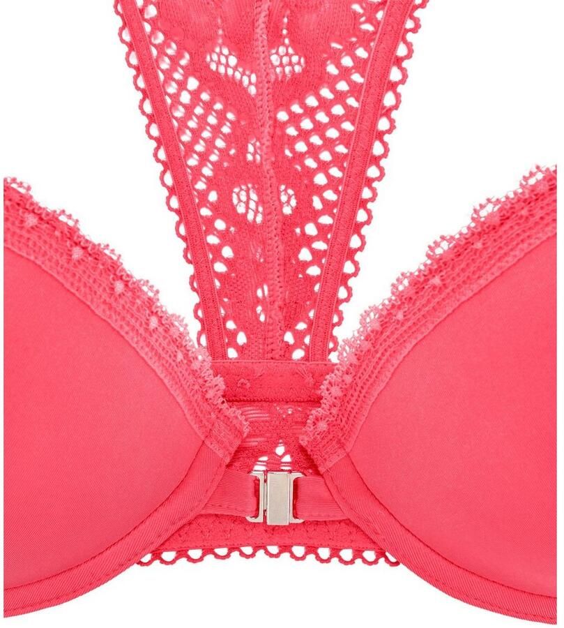 S.Oliver RED LABEL Beachwear Bh met steuncups Lisette met voorsluiting en mooie kanten achterkant dessous