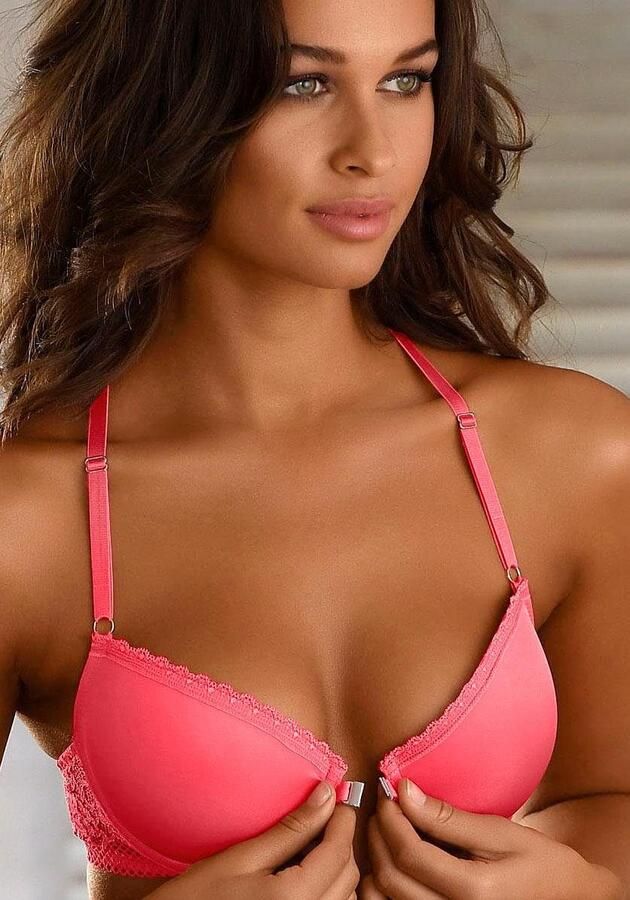 S.Oliver RED LABEL Beachwear Bh met steuncups Lisette met voorsluiting en mooie kanten achterkant dessous - Foto 8